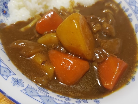 母の作るカレー♪隠し味あり♪